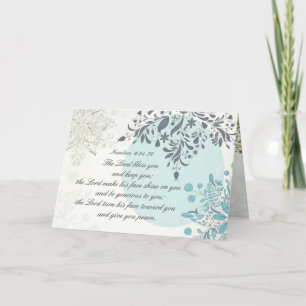 The Lord Bless You, Bible Numbers 6:24, Vintage Card