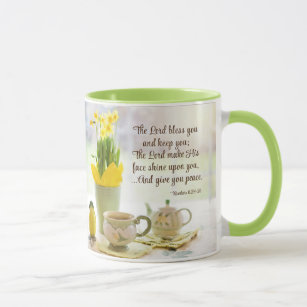 The Lord Bless You Numbers 6:24-26 Bible Verse Mug