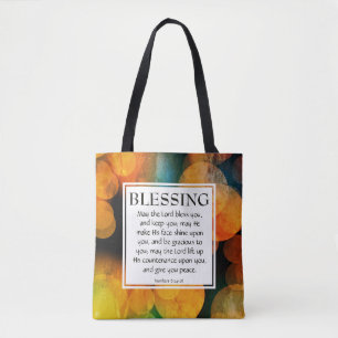 THE LORD BLESS YOU Numbers 6:24-26 Tote Bag