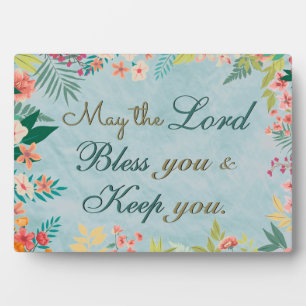 The Lord Bless You Plaque