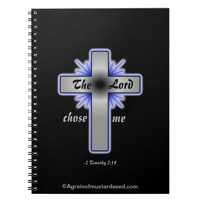 The Lord Chose Me Christian Notebook (Front)