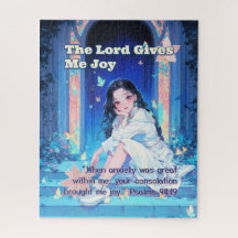 The Lord Gives Me Joy - Christian Retro Anime