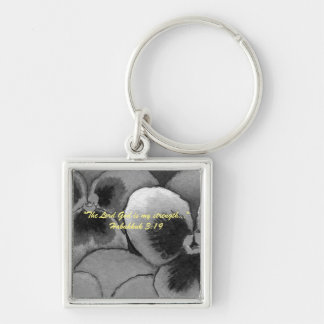 "The Lord God is my strength..." Bible truths  Key Ring