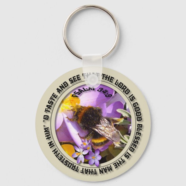 The Lord is Good Key Ring (Front)