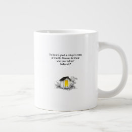 The Lord Is Good - Nahum 1:7 Jumbo Mug