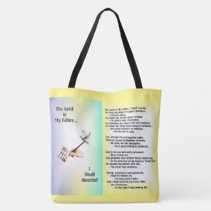 The Lord is My Editor Writers Book and Tote Bag