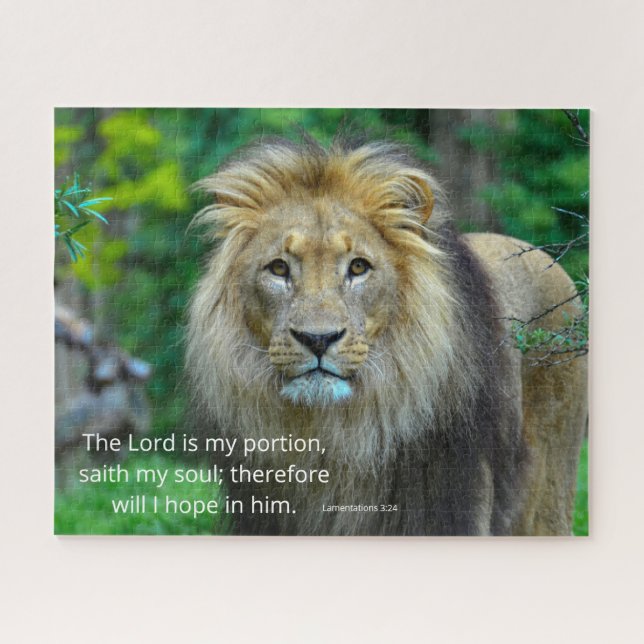 The Lord Is My Portion Jigsaw Puzzle (Horizontal)