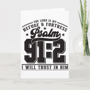 The Lord Is My Refuge & Fortress – Psalm 91_2 Card