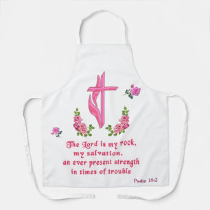 The Lord is my rock Apron