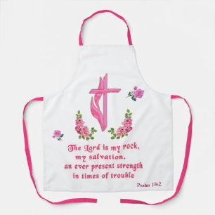 The Lord is my rock Apron