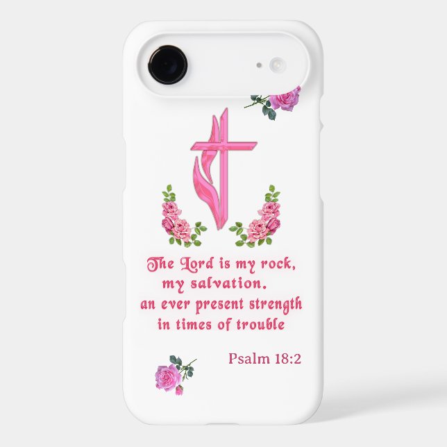 The Lord is my rock Case-Mate iPhone Case (Back)