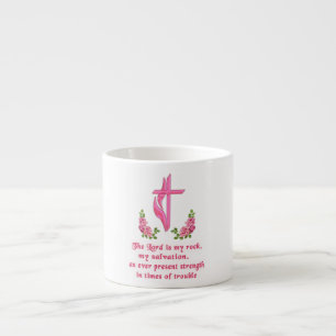 The Lord is my Rock Espresso Cup