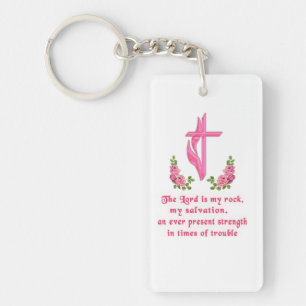 The Lord is my Rock Key Ring