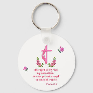 The Lord is my rock Key Ring