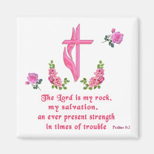 The Lord is my rock Magnet
