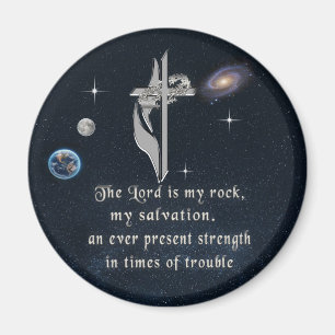 The Lord is my rock Magnet