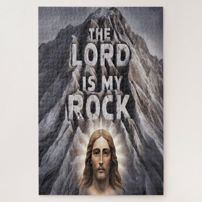 The Lord Is My Rock: Psalm 18:2 Jigsaw Puzzle (Vertical)