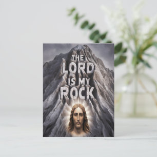 The Lord Is My Rock: Psalm 18:2 Postcard