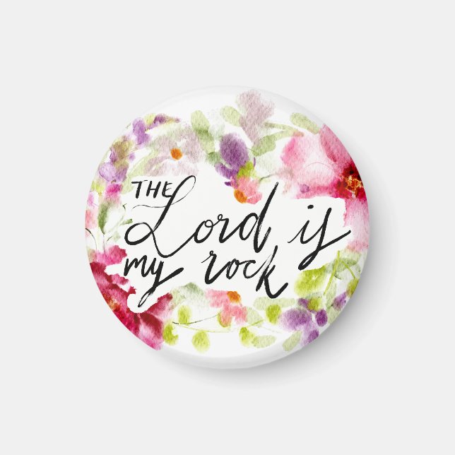 The Lord is my Rock | Scripture Magnet (Front)