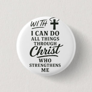 The Lord is my shepherd 3 Cm Round Badge