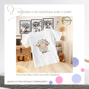 The Lord is My Shepherd Baby Fine Jersey T-Shirt