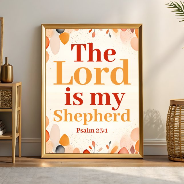 The Lord is my shepherd Boho Christian Wall Art (Creator Uploaded)