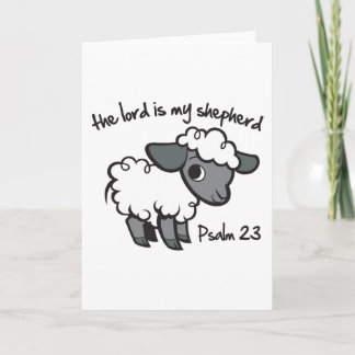 The Lord is my Shepherd Card