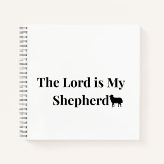 The Lord Is My Shepherd Christian Prayer Notebook