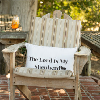 The Lord Is My Shepherd Christian Throw Pillow