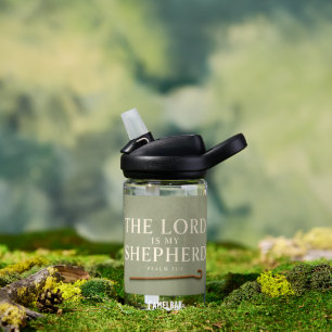 THE LORD IS MY SHEPHERD Christian Water Bottle