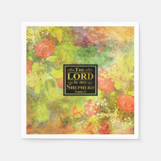The LORD is my SHEPHERD dining bible verse Napkin