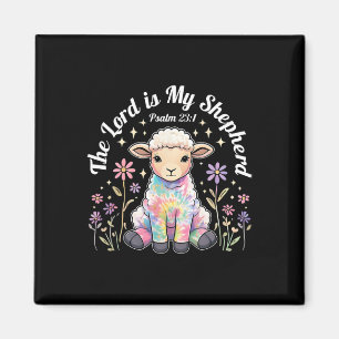 The Lord Is My Shepherd Easter Christian Faith Bib Magnet