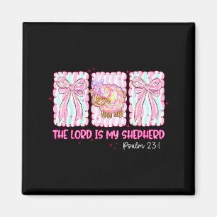 The Lord Is My Shepherd Easter Jesus Christian Coq Magnet