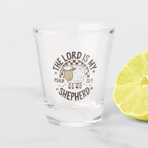 The Lord is my shepherd Jesus Thanksgiving Shot Glass