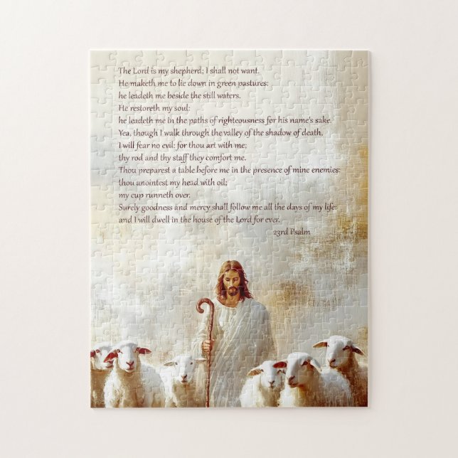 The Lord Is My Shepherd Jigsaw Puzzle (Vertical)