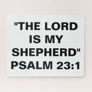 "The Lord Is My Shepherd" Jigsaw Puzzle