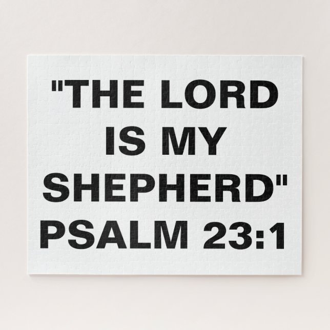 "The Lord Is My Shepherd" Jigsaw Puzzle (Horizontal)