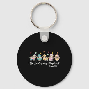 The Lord Is My Shepherd Lord's Prayer Christian Ea Key Ring