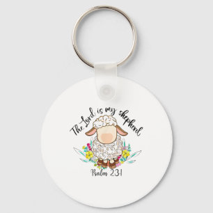 The Lord Is My Shepherd Lord's Prayer Christian Ea Key Ring