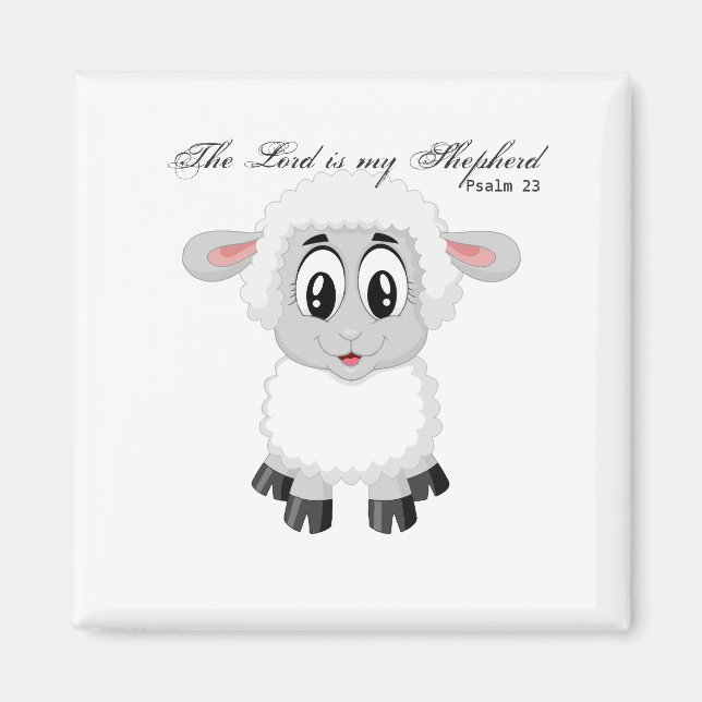 The Lord is my Shepherd Magnet (Front)