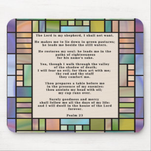 The Lord is my shepherd Mousepad