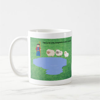 The Lord is My Shepherd Psalm 23:1 Coffee Cup