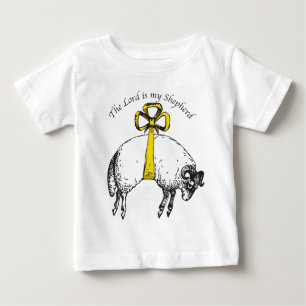 The LORD is my shepherd Psalm 23 Baby T-Shirt