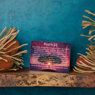 The Lord Is My Shepherd Psalm 23 Plaque