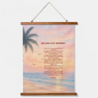The Lord Is My Shepherd Psalm 23 Sunset Beach