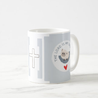 The Lord is my Shepherd Simple White Mug 