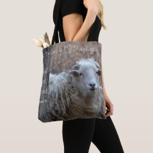 The Lord Is My Shepherd Tote Bag