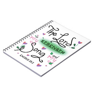 The Lord is my Song Notebook