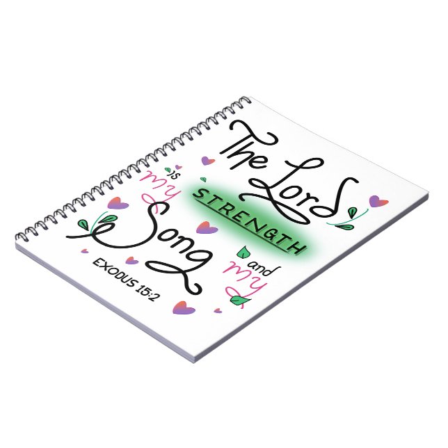 The Lord is my Song Notebook (Left Side)