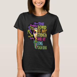 The Lord Is My Strength And My Song African Christ T-Shirt